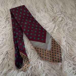 vintage art deco yves saint laurent YSL silk tie